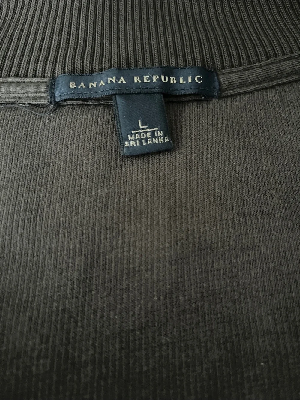 Banana Republic Men's Brown Half-Zip Sweater